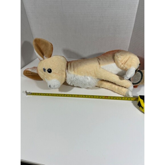 NWT Jane Goodall Institute Anza the Fennec Fox plush stuffed animal 17 in tall - Picture 9 of 10